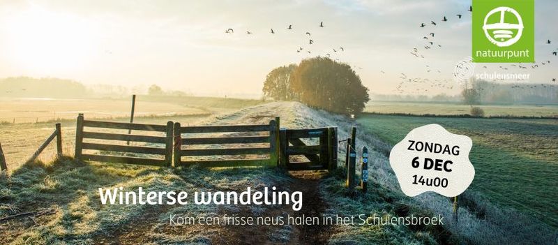 Winterse wandeling rond het Schulensmeer