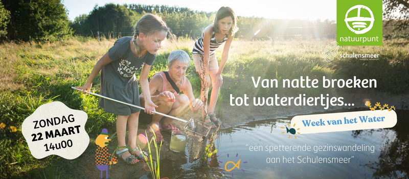 Spetterende gezinswandeling aan Schulensmeer