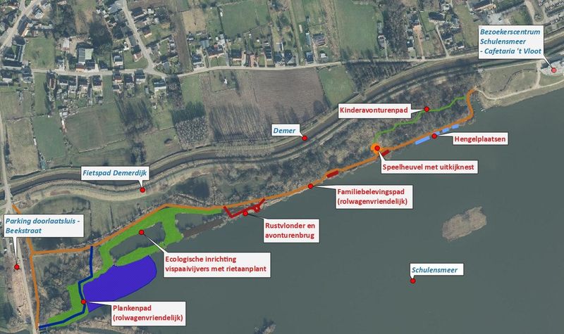 Tijdelijke omleiding langs Demerdijk wegens werken